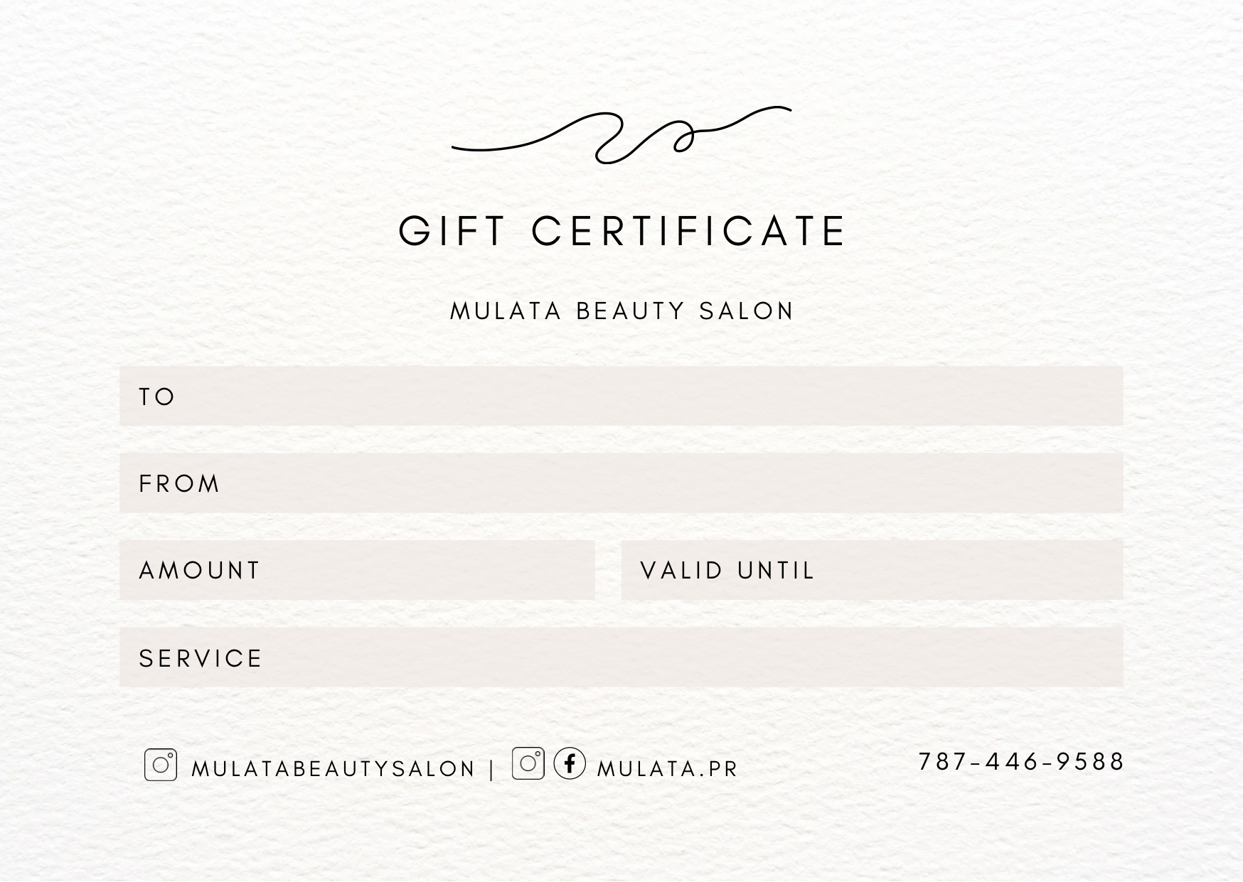 Gift Certificate