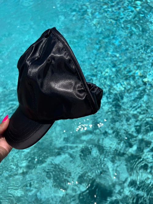 Curly Satin Cap 🧢