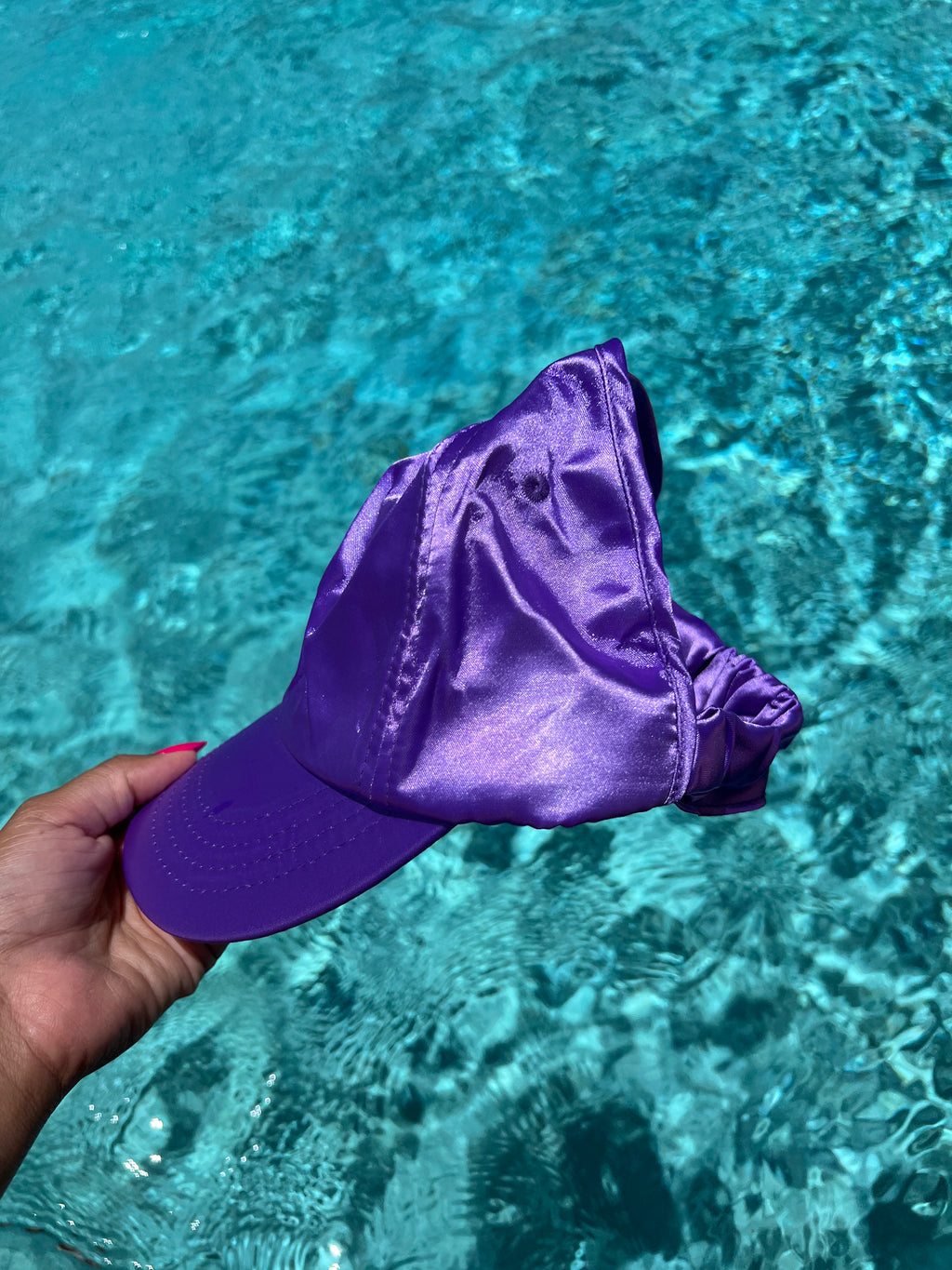 Curly Satin Cap 🧢