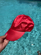 Curly Satin Cap 🧢