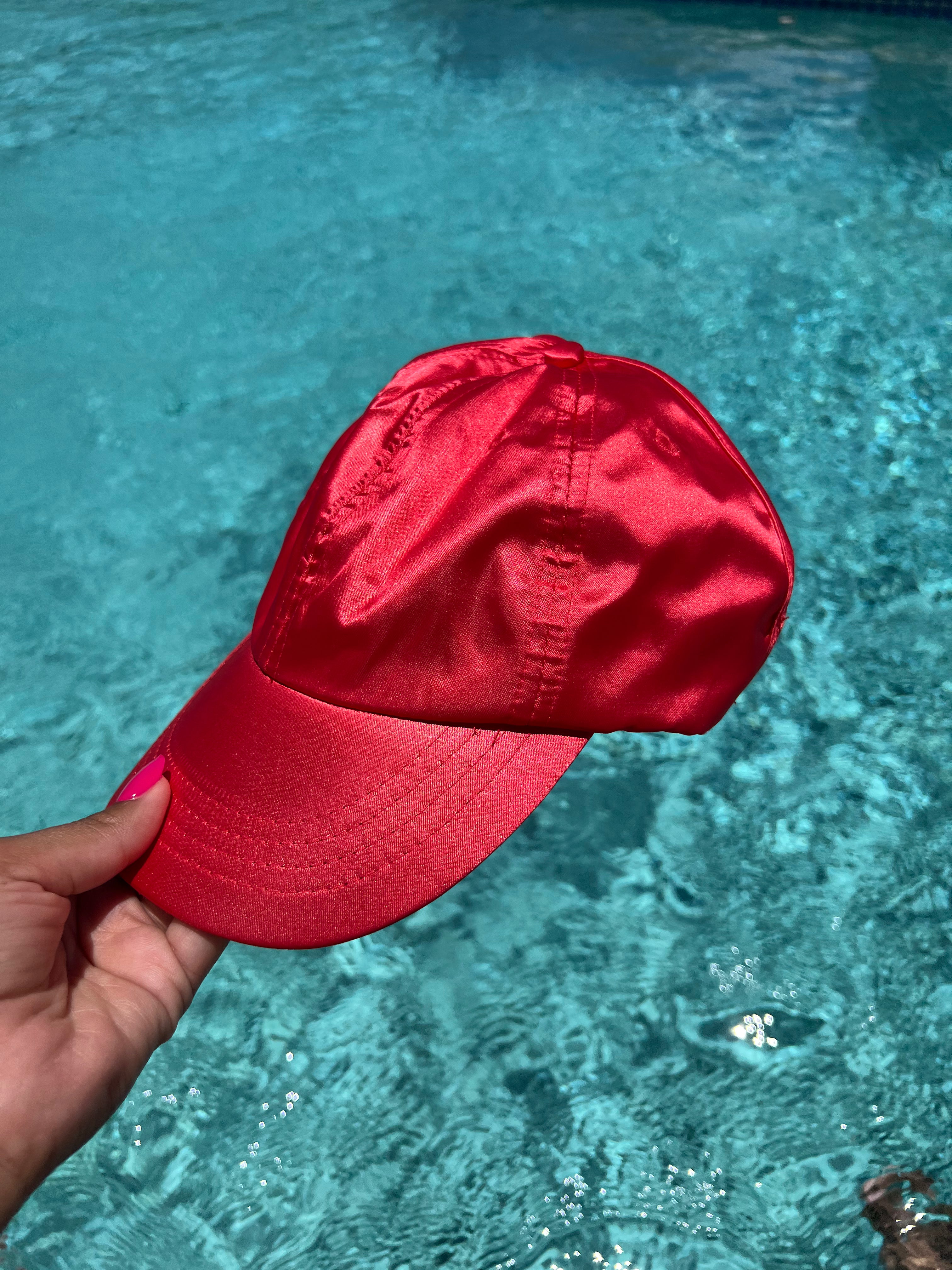 Curly Satin Cap 🧢