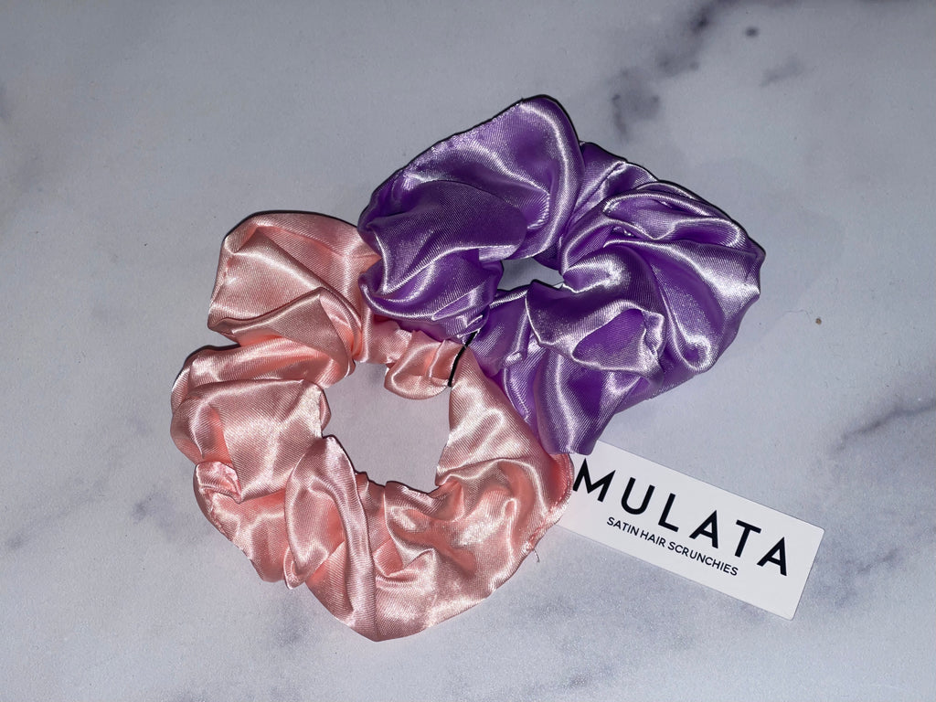 Satin Hair Scrunchies